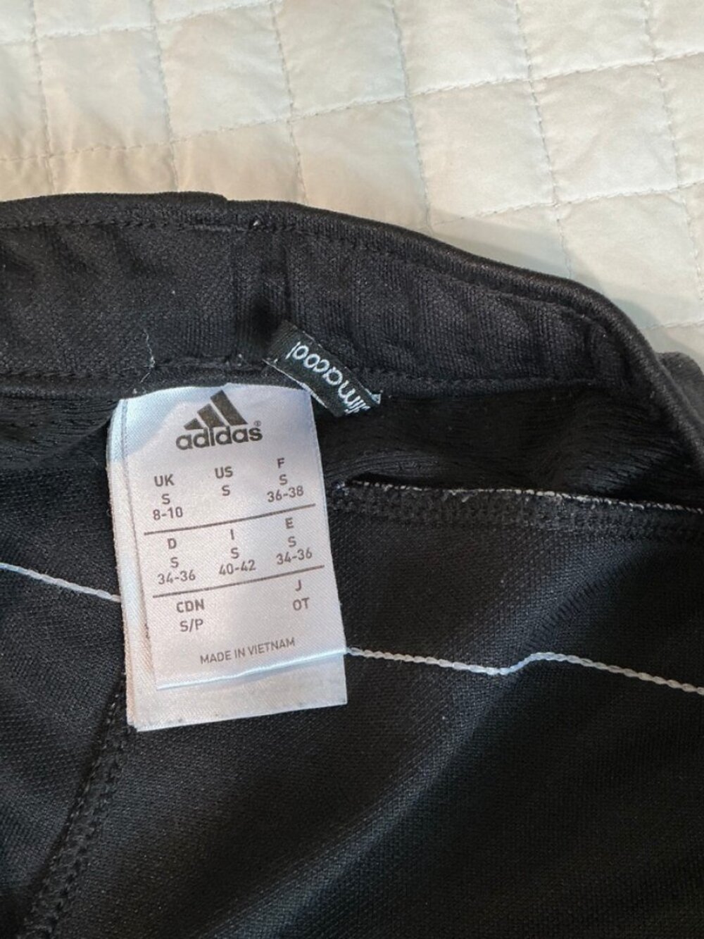 Adidas sweatpants, Climacool, Black,Size Small,Excellent condition - Picture 9 of 9